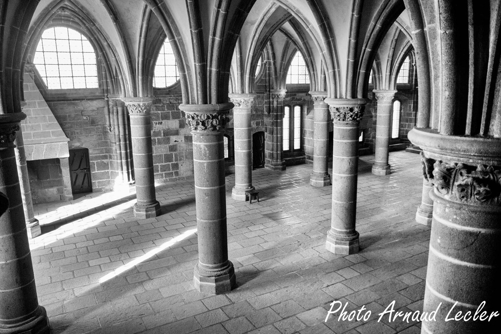 Salle des Chevaliers - Mont St Michel